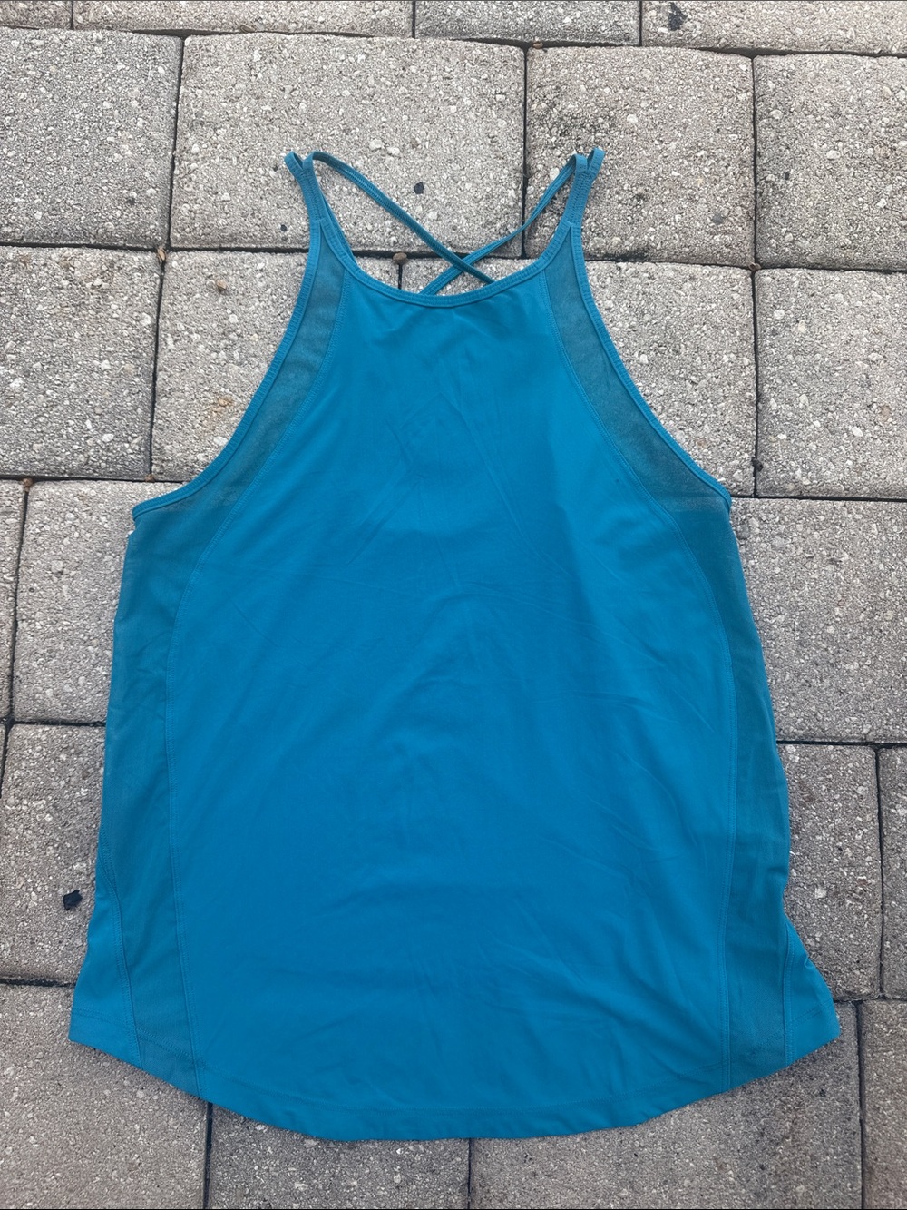 lululemon athletica Teal Strappy Racerback Tank